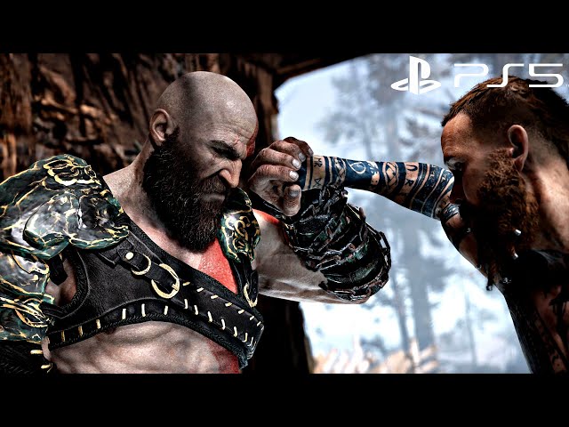 KRATOS VS ODIN - GOD OF WAR RAGNAROK Kratos Kills Odin PS5 4K 
