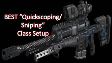 BEST "QuickScoping/ Sniping" class setup Bo3