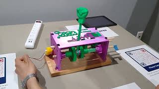 3D Printed Gearbox with motor including Neutral, Reverse, and Three Forward Speed #gearbox