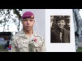Remembrance 2016 - 2nd Lt Kidane Cousland