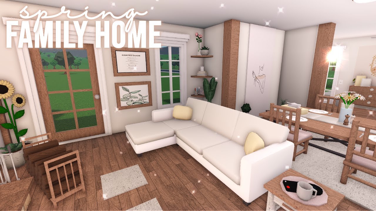 Probably one of my favorite living rooms #roblox #bloxburg  #welcometobloxburg