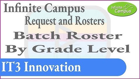 Request and Roster: Batch Roster by Grade Level