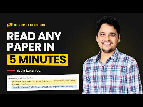 I Built Free Chrome Extension: Read Research Papers Faster