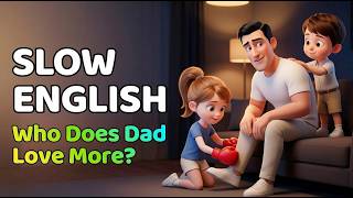Who Does Dad Love More? | Easy English Listening Practice for Easy English Cinema