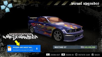 Main Game Need for Speed Most Wanted PPSSPP Android Offline Ukuran Ringan Graphics HD Terbaru‼️