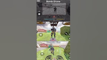 Bomb Drone vs Hawk x3 vs MQ27 DragonFire Animation in Codm!