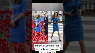 #shorts Catherine recycles her clothes 🥰🥰🥰 #katemiddleton #royalfamily #kate by UK Documentary 2,839 views 1 year ago 1 minute, 1 second