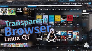 Linux QT Browser (Otter Glass MOD) screenshot 2