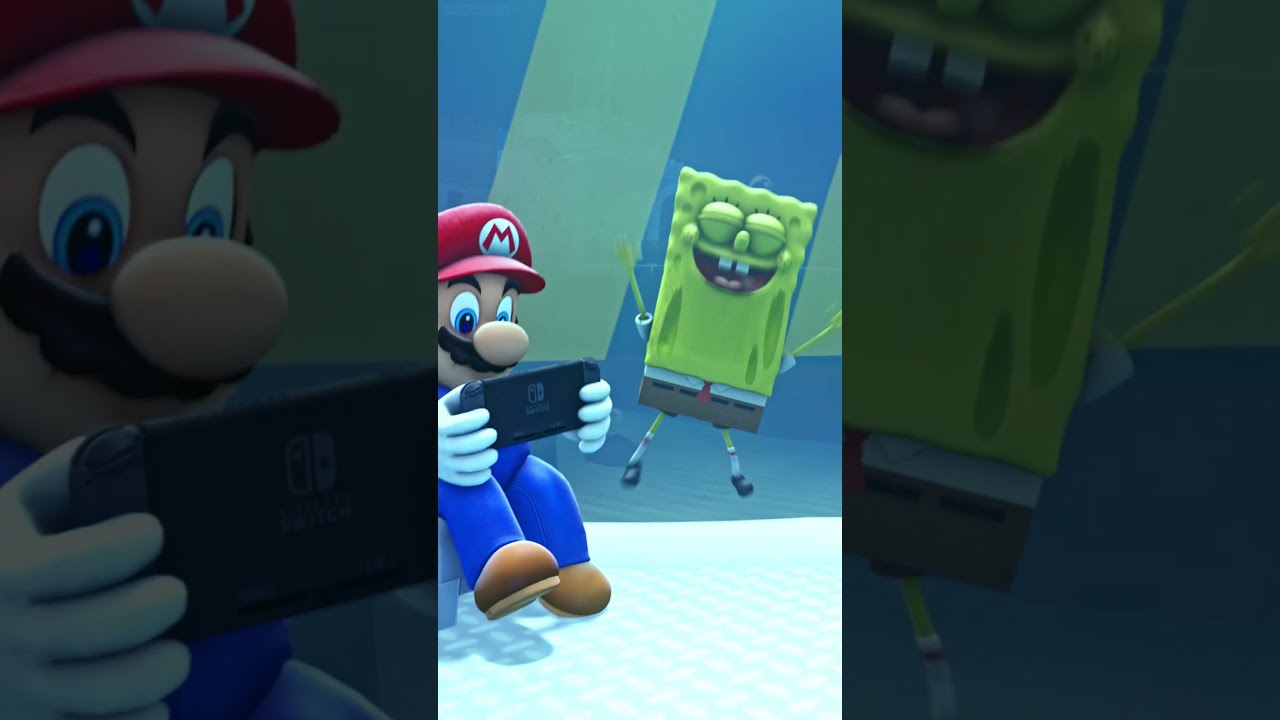 SpongeBob Scares Mario SFM Fails 