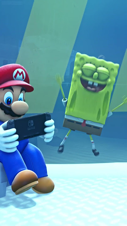 SpongeBob Scares Mario [SFM Fails]