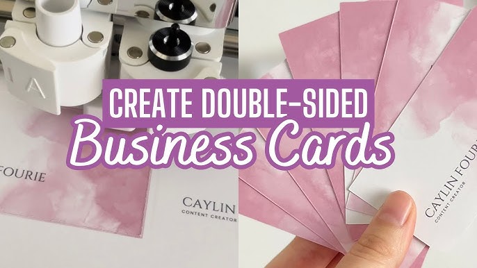 How to Make your Own Business Cards with Cricut Design Space