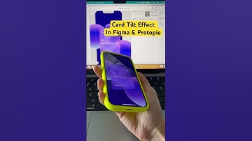 Card Tilt Effect with Figma and Protopie