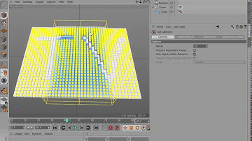 [시포디 강좌] 모그라프 셀렉션의 모션 설정방법: 시네마 4D(Cinema 4D MoGraph Selection Tutorial)