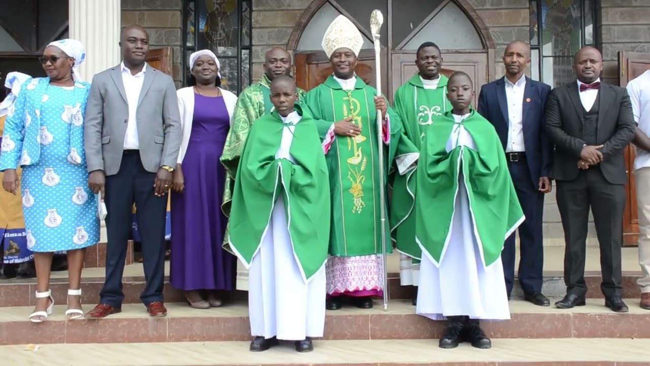 St.francis of Assisi Catholic Mwihoko with Bishop Wallace Nganga Gachihi .  2024