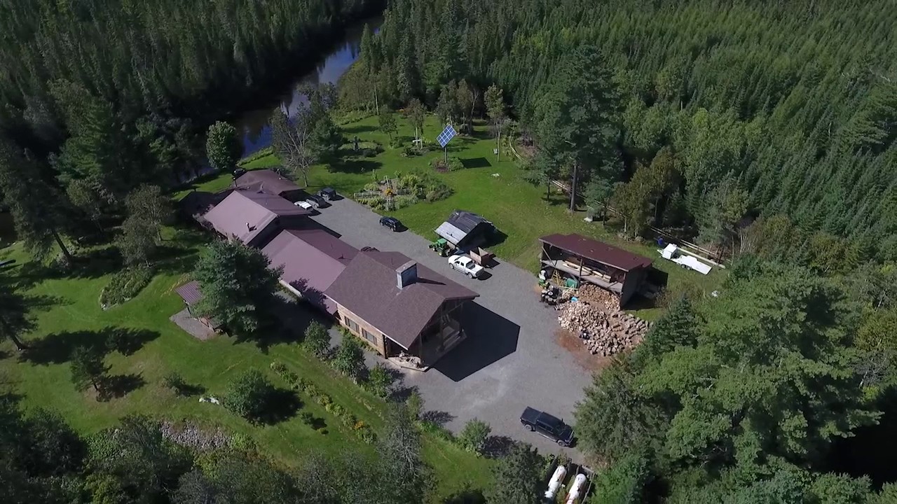 Hewes Brook Lodge Fly Over YouTube
