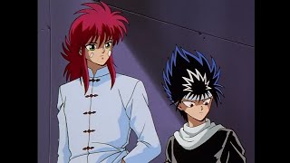 kurama and hiei being gay for 8 minutes (not) straight