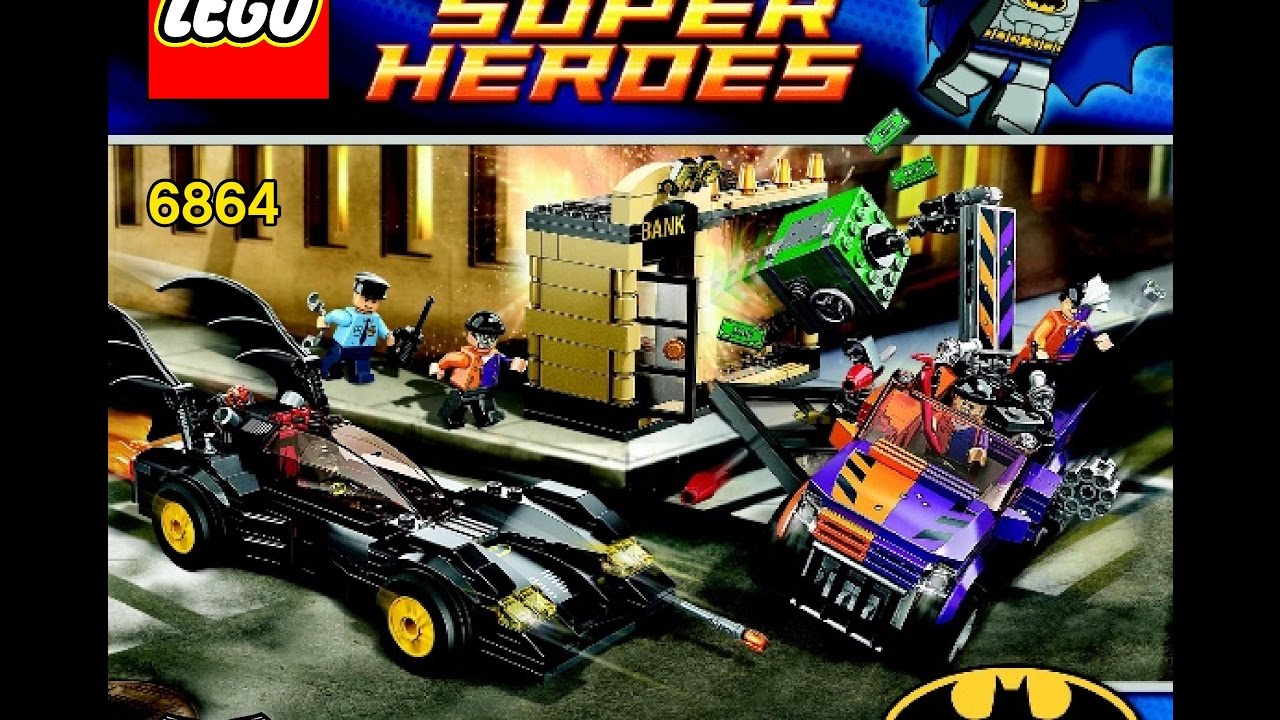Landmand Array Kaptajn brie LEGO Batman LEGO Super Heroes Batmobile and The Two-Face Chase 6864  Instructions DIY Book 2 - YouTube