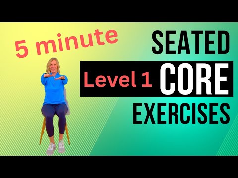 Seated Core Exercises for Seniors & Beginners | Level 1