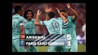 Arsenal 5 X 1 Psg Hd Goleada Melhores Momentos Copa Dos Campeões 28 07 2018 Hd