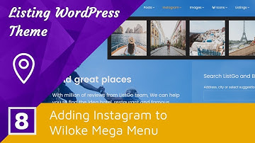 8 Adding Instagram to Wiloke Mega Menu