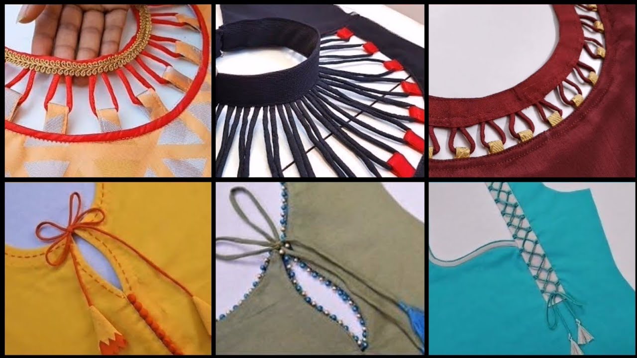Latest trending Kurtis back neck designs || kurti ke piche ke gale ki  designs - YouTube