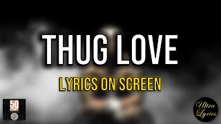50 Cent ft. Beyonce - Thug Love (Lyrics on Screen Video 🎤🎶🥁)
