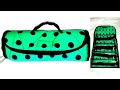 Travel bag/Cosmetic bag making Tutorial/Easy to organize too much cosmetics item