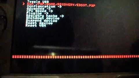 How To Go In Recovery Menu of Psp