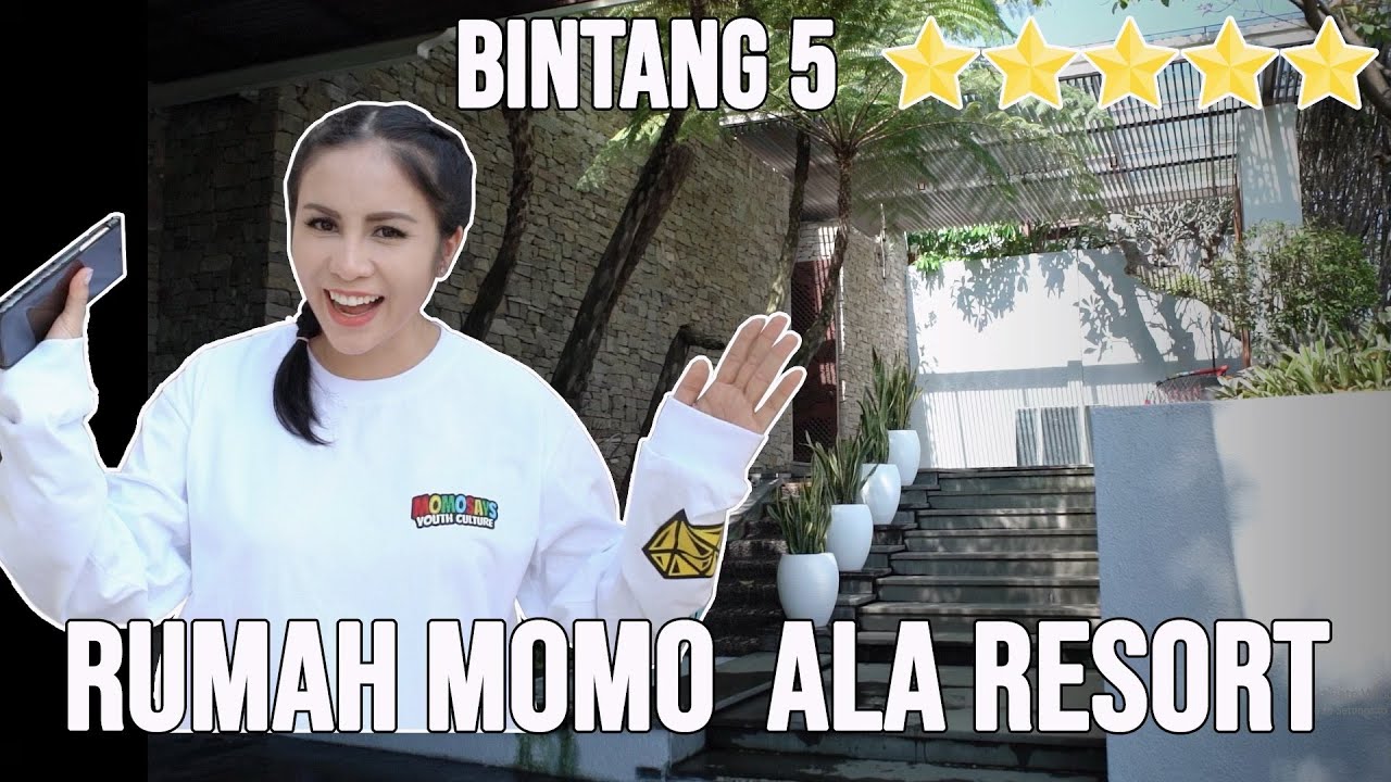 House tour outdoor area ala resort || Banyak yang buatan sendiri #housetour #momo