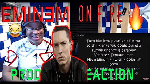 Eminem On Fire lyrics - Producer Reaction