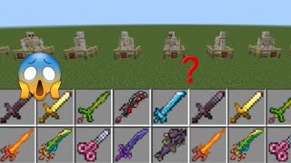 Trying all the swords, which sword is stronger and better 😱❓