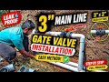💧 3” Main Line Gate Valve Installation | Leak Proof Drip Irrigation Trick 🔧 Tamil#trending #farming 