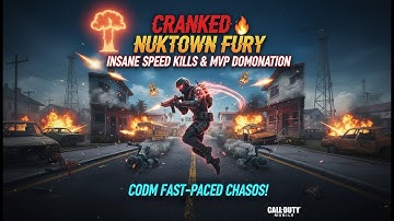 Cranked Nuketown FURY 🔥 Insane Speed Kills & MVP Domination | COD Mobile Fast-Paced Chaos!