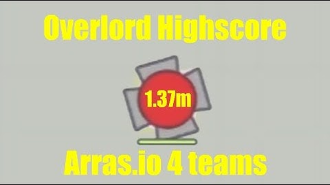 Playing the NEW VERSlON of Diep.io | Solo Overlord 1.37m Score