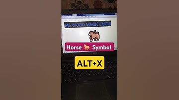 Horse 🐎 Symbol in Ms Word Code-1F40E |Computer shortcut keys #shorts #fyp #computer #shortvideo