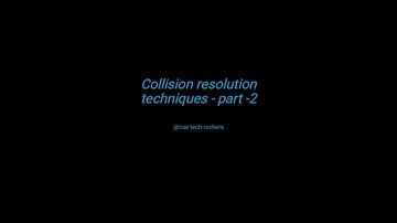 COLLISION RESOLUTION TECHNIQUES PART-2| LINEAR PROBING | #datastructures