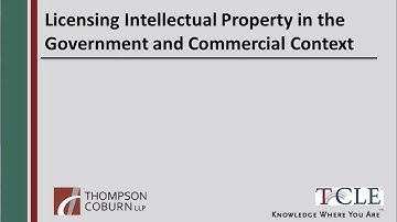 The Protection of IP When Working in the Federal Government & Commercial Markets