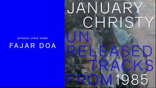 Video thumbnail of "January Christy - Fajar Doa | Official Lyric Video"