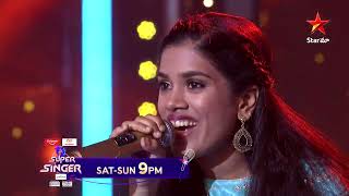 Super Singer Melodious Song Performance By Contestant Sahithi Celebration Round Sat-Sun 9 Pm