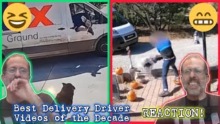 Insanity, chaos... and charm! | Best Delivery Driver Videos of the Decade REACTION!