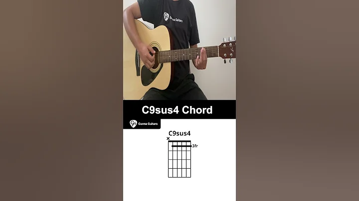 How To Play The C9sus4 Chord On Guitar - Guvna Guitars