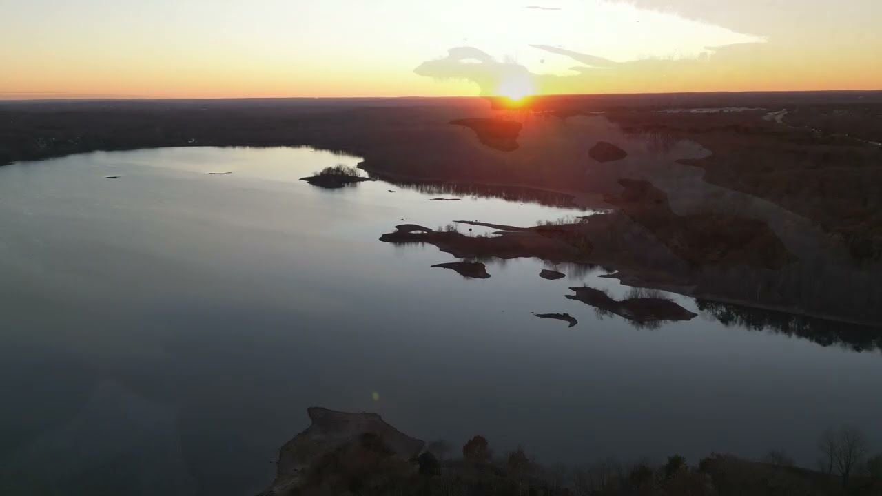 MINI 3 PRO beautiful fall sunset