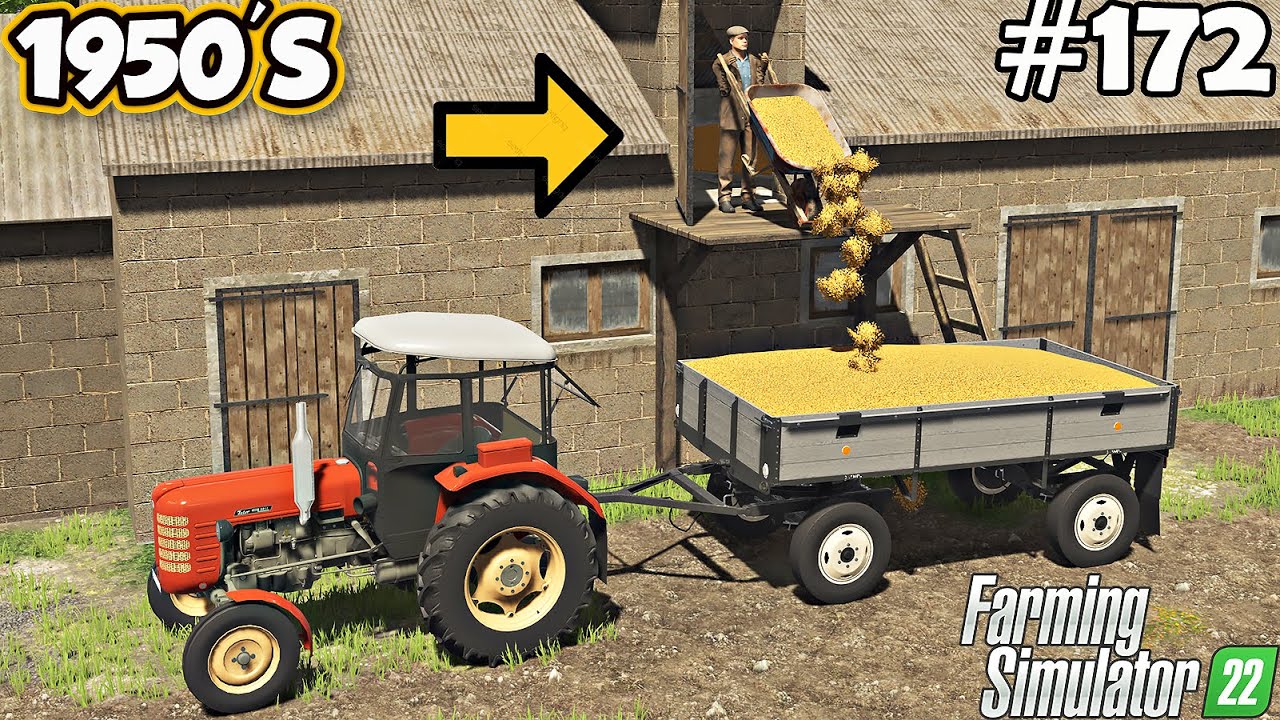 1950'S. Last day on the farm. End of series. Farming simulator 22. FS 22. Timelapse. Ep. 172