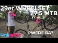 29er Wheelset sa 27.5 na MTB Frame