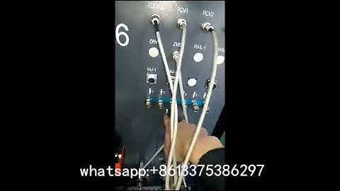 CR825 diesel test bench with 4 pin injector testing