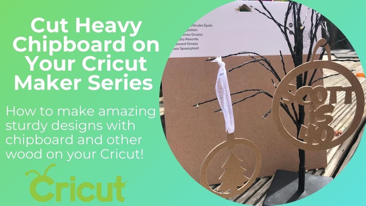 How to Cut Heavy Chipboard Using the Cricut Maker Knife Blade 