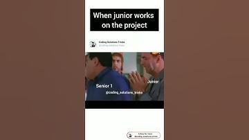 When junior developer works on the maintenance project😂😂😂