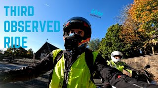 HOW TO improve your motorcycle riding! // my THIRD observed ride with IAM Roadsmart