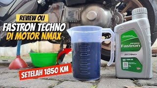 An Honest Review of Using Pertamina Fastron Techno 10W40 Oil on the Nmax Motorcycle