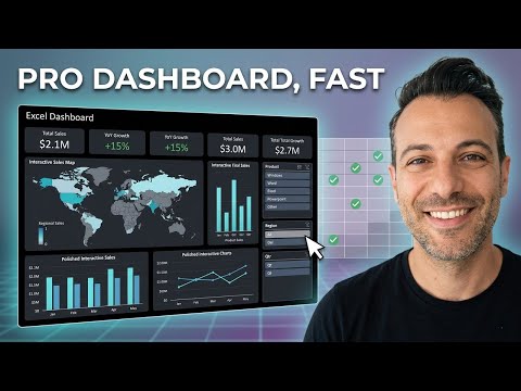Build Your First Excel Dashboard - Complete Training Series